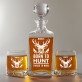 Born to hunt - Set cu carafă și pahare pentru whisky