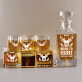 Born to hunt - Set cu carafă și pahare pentru whisky