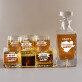 Brown water - Set cu carafă și pahare pentru whisky