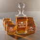 Company limited - Set cu carafă și pahare pentru whisky