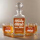 Cure - Set cu carafă și pahare pentru whisky