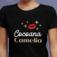 Cocoană - Tricou negru pentru femei