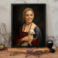 Doamna cu hermina - Portret Regal Doamna cu hermina - Portret Regal