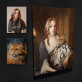 Doamna cu animalulu de companie - Portret Regal