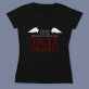 Desire - Tricou negru pentru femei