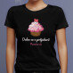 Dulce ca o prăjutură - Tricou negru pentru femei