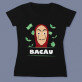 Orașul tău - Tricou negru pentru femei