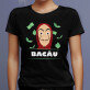 Orașul tău - Tricou negru pentru femei