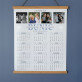 Bunic - Calendar cu lamele din lemn