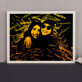Gold On Black - Portret Stilizat