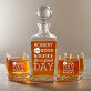Good day - Set cu carafă și pahare pentru whisky