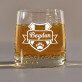 Stema + numele - Pahar pentru whisky