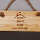 Home sweet home - Placă de lemn