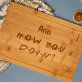How you doin`? - Tocător din bambuc