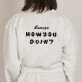 How you doin - Halat alb pentru femei