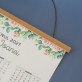 Nume flori - Calendar cu lamele din lemn Nume flori - Calendar cu lamele din lemn