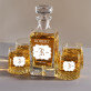 Inițiale - Set cu carafă și pahare pentru whisky
