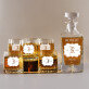 Inițiale - Set cu carafă și pahare pentru whisky