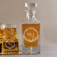 Inițiale 2 - Set cu carafă și pahare pentru whisky