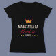 Maiestatea sa bunica - Tricou negru pentru femei
