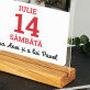 pagină din calendar, fotografie - Imprimare pe sticlă acrilică