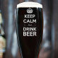 Keep calm - Pahar pentru bere