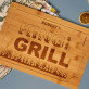 King of the grill - Tocător din bambuc