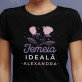 Femeia ideală - Tricou negru pentru femei