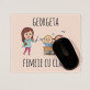 Femeie cu clasă - Mousepad