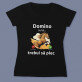 Calul sună - Tricou negru pentru femei