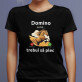 Calul sună - Tricou negru pentru femei