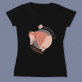 Iubitoare de cai - Tricou negru pentru femei
