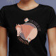 Iubitoare de cai - Tricou negru pentru femei