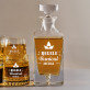 Regele bunicul - Set cu carafă și pahare pentru whisky