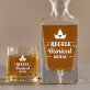 Regele bunicul - Set cu carafă și pahare pentru whisky