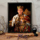 Regele cu animalul lui - Portret Regal Regele cu animalul lui - Portret Regal