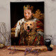 Regele cu animalul lui - Portret Regal Regele cu animalul lui - Portret Regal