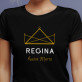 Regina bunica - Tricou negru pentru femei