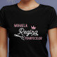 Regina foarfecelor - Tricou negru pentru femei