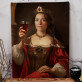 Regina cu vin - Portret Regal