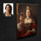 Regina cu vin - Portret Regal