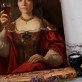 Regina cu vin - Portret Regal