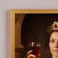 Regina cu vin - Portret Regal