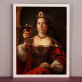 Regina cu vin - Portret Regal