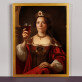 Regina cu vin - Portret Regal