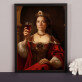 Regina cu vin - Portret Regal