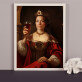 Regina cu vin - Portret Regal