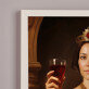 Regina cu vin - Portret Regal