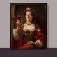 Regina cu vin - Portret Regal
