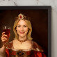 Regina cu vin - Portret Regal Regina cu vin - Portret Regal
